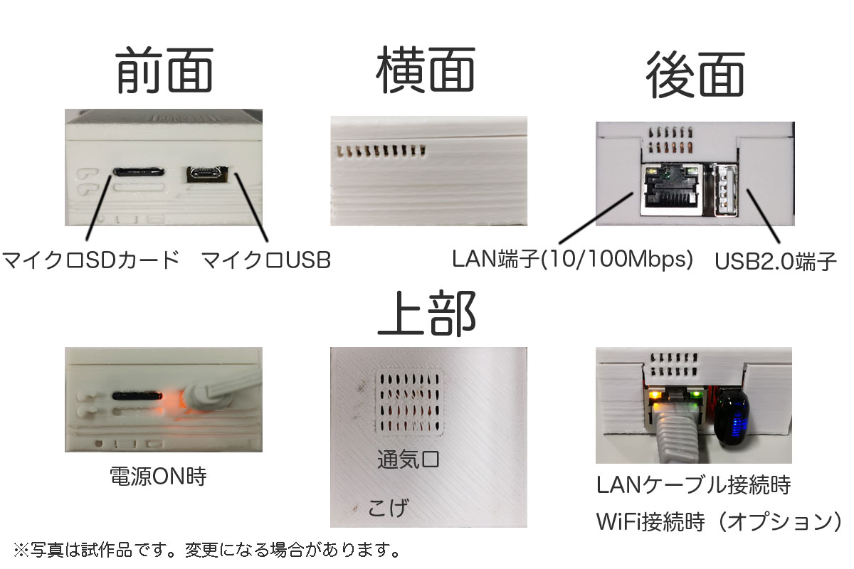 オジサンのパソコンの外観
